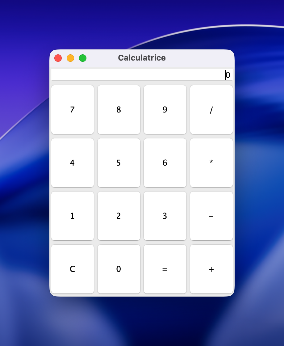 Calculatrice Java Swing